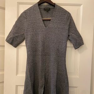 Size XS Ann Taylor short sleeve fit and flare stretch work dress; lightly worn